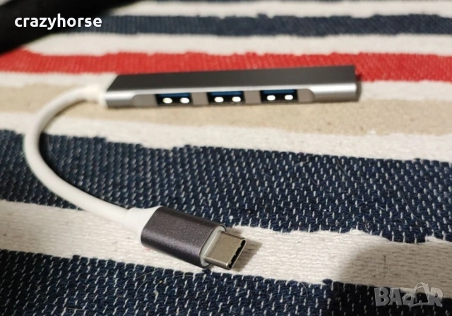 Хъб USB Type C 3.1 със 4 USB 3.0 портa