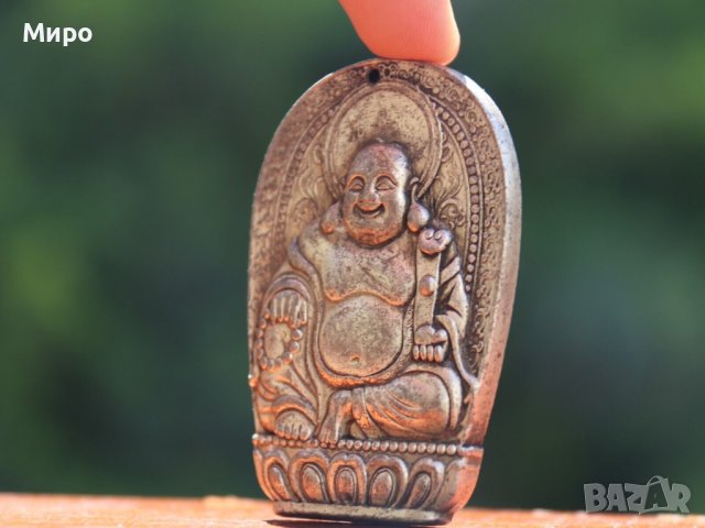 БУДА  МЕДАЛЬОН ТАЛИСМАН АМУЛЕТ ТИБЕТ НЕПАЛ АЗИЯ , снимка 3 - Антикварни и старинни предмети - 41689291
