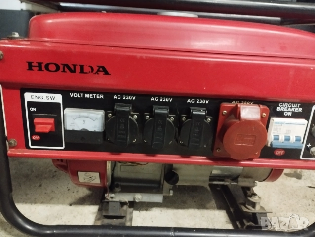 Агрегат Хонда 6,5 кс /380-220 V, снимка 3 - Индустриална техника - 52865744