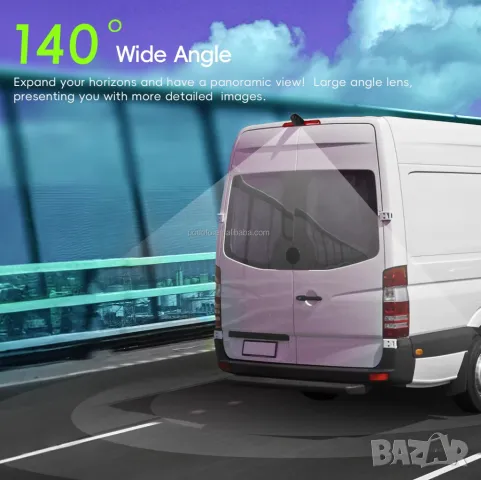 Камера за бус, за стоп, заден ход, Mercedes Sprinter, VW Crafter, задно виждане, нощно виждане, бус, снимка 5 - Аксесоари и консумативи - 50335909