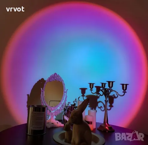 Atmosphere Lamp Романтична LED лампа за проектор за семейно събиране Парти фотография Подова стойка 