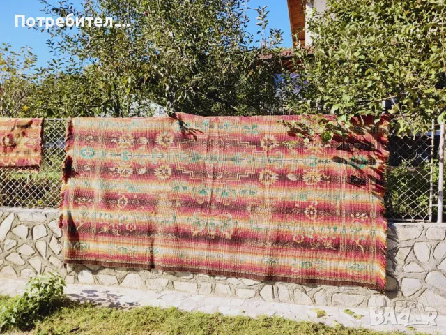 Жакардов килим, снимка 2 - Килими - 47383013
