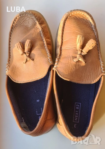 кожени мокасини 35,5