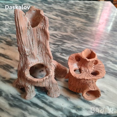 Продавам декорации за аквариум глинени, снимка 3 - Оборудване за аквариуми - 41357116