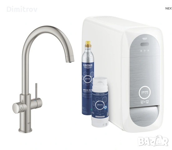 Комплект Кухненски смесител с C чучур Grohe Blue Home 31455DC1
