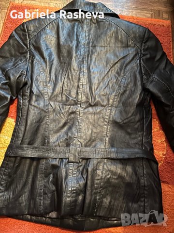 Кожено яке, снимка 3 - Якета - 39024137
