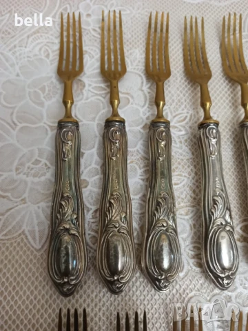 Сребърни стари прибори Солинген комплект , снимка 5 - Антикварни и старинни предмети - 50576022
