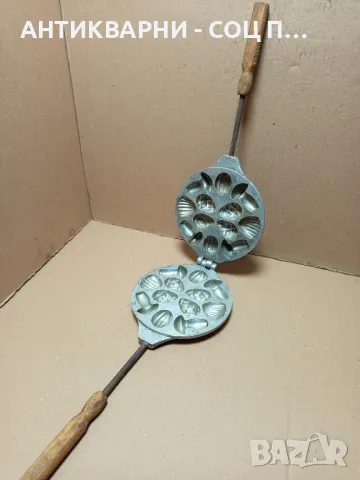 Соц Стар Гофретник., снимка 3 - Антикварни и старинни предмети - 49238602