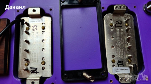 Schecter C-6 Deluxe Satin Purple - ъпгрейдвана, като нова, снимка 11 - Китари - 52446057