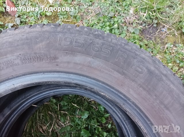 4 броя летни гуми Mishelin 195/65/15, снимка 3 - Гуми и джанти - 40489723