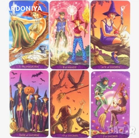 Teen Witch Tarot -  карти Таро, снимка 3 - Други игри - 39225802