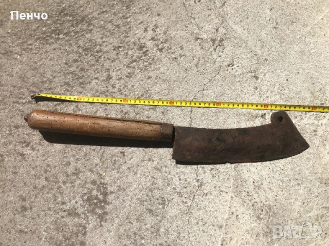 стар голям сатър, снимка 10 - Ножове - 51602818