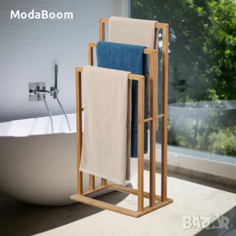 Бамбукова поставка за кърпи Kesper, снимка 3 - Други стоки за дома - 48846419