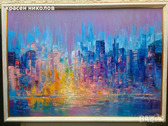 Картини изработени с маслени бои в/у платно, снимка 3 - Картини - 36310065