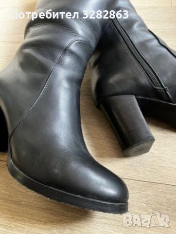 Дамски ботуши с ток, снимка 4 - Дамски ботуши - 42700964