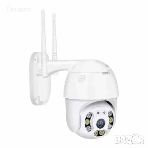 WIFI камера за видеонаблюдение, 8 MP 2160p, външно/вътрешно, 4x увеличение, въртене, снимка 2 - HD камери - 56184287