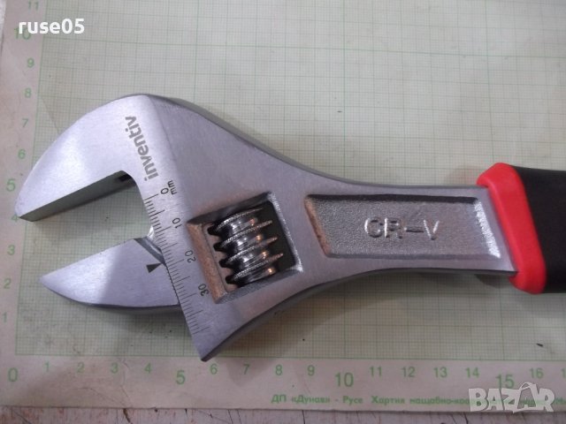 Ключ "INVENTIV" раздвижен 300 мм нов, снимка 2 - Ключове - 40219642
