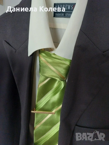 продава - Мъжки костюм ANDREWS – за абитуриент / официален повод, снимка 4 - Костюми - 53779295