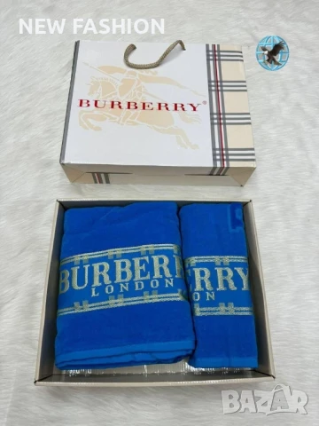 Памучни Хавлии -2бр с Кутия ✨ BURBERRY , снимка 5 - Хавлиени кърпи - 51171003