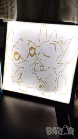 ЗД лампа на Стич