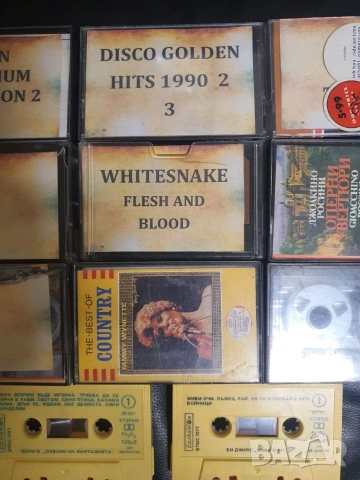 Аудио касети със записи музика. 11бр Всички за 13евро Купени от чужбина. Записите са качествени, снимка 8 - Аудио касети - 53806897