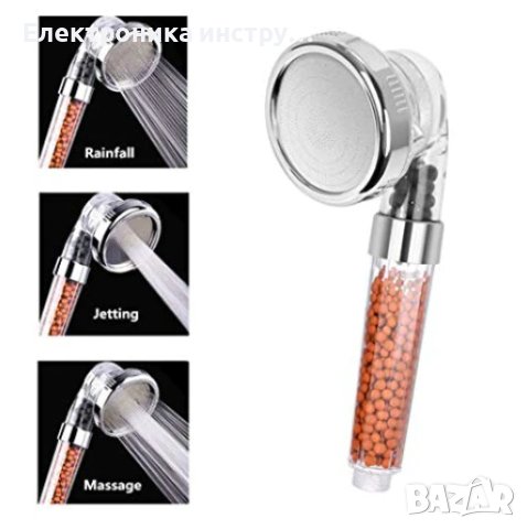 СПА Душ слушалка с минерали турмалин и германий, SPA Shower, снимка 2 - Душове - 42389361