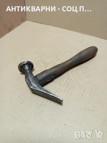 Старо Немско Кожарско Чукче Чук 0.400кг Номер 1., снимка 2 - Антикварни и старинни предмети - 49776874