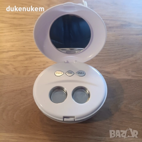 Ултразвуковa почистващa ваничка за контактни лещи – USB, компактна, снимка 10 - Друга електроника - 53083758
