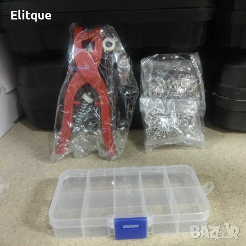 Уред за поставяне на копчета „тик-так“, капси, кутийка за съхранение на капсите  , снимка 10 - Други стоки за дома - 52906071