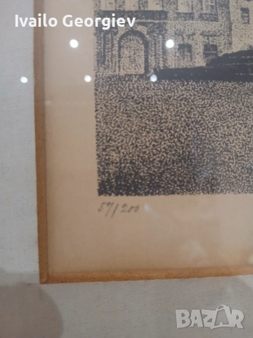 Стара Литография, снимка 5 - Картини - 52292935