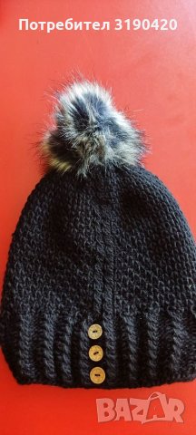 Топла мека зимна шапка, снимка 4 - Шапки - 34623805