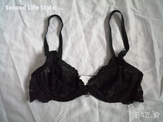 75B прозрачен дантелен сутиен марка Cubus, снимка 13 - Бельо - 52900141