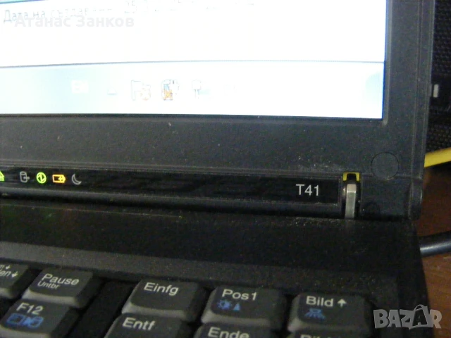 Работещ лаптоп IBM ThinkPad T41 цял или за части, снимка 2 - Части за лаптопи - 50549211