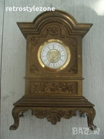 № 7143 стар настолен германски часовник  , снимка 1 - Други ценни предмети - 42218631