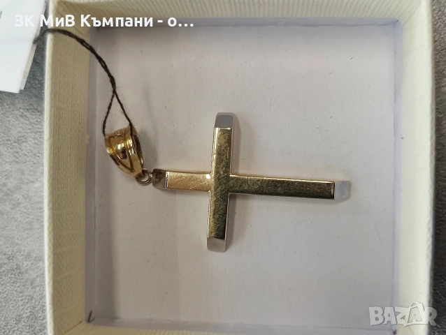 Златен кръст 1.44гр 14к , снимка 2 - Колиета, медальони, синджири - 53680915