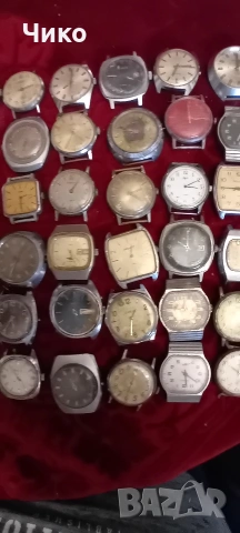 40бр руски механични ръчни мъжки часовници , снимка 5 - Антикварни и старинни предмети - 53713072