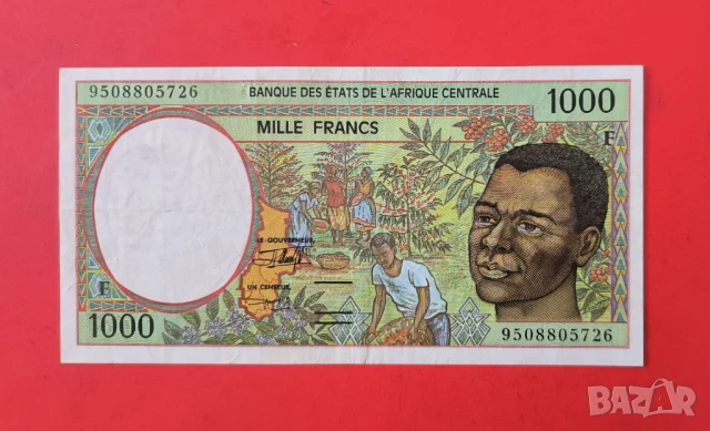 1000 франка 1995 Централна Африка ЦАР