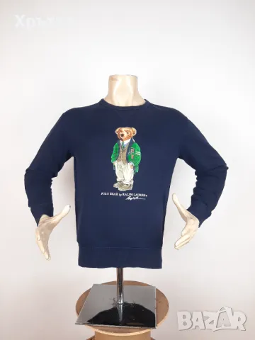 Polo Ralph Lauren Bear - Оригинална мъжка блуза размер S, снимка 2 - Блузи - 48555515