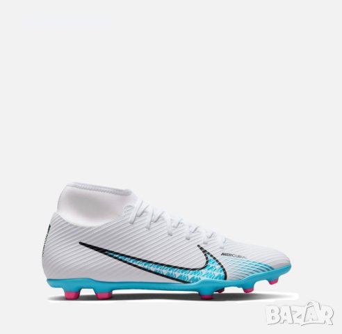 НАМАЛЕНИЕ !!! Футболни обувки калеври Nike Superfly 9 Club FG/MG White DJ5961-146 №47