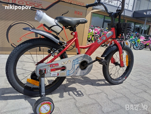 BYOX Детски велосипед 16" ROBO червен, снимка 9 - Велосипеди - 53759333