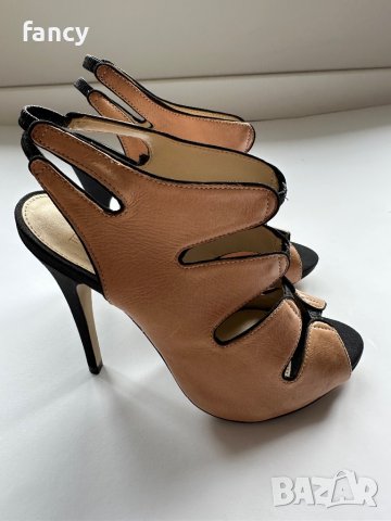 Обувки на висок ток в телесен цвят - Номер 39, снимка 4 - Дамски обувки на ток - 11115510