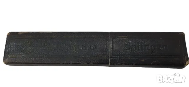 Стар колекционерски немски бръснач Solingen Carl Rader(1.3), снимка 6 - Антикварни и старинни предмети - 48965308