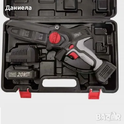 Акумулаторен трион за рязане на клони Scheppach, снимка 4 - Градинска техника - 49932637