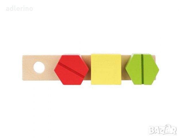 Кутия и комплект дървени инструменти за малки майстори, снимка 5 - Конструктори - 34401397