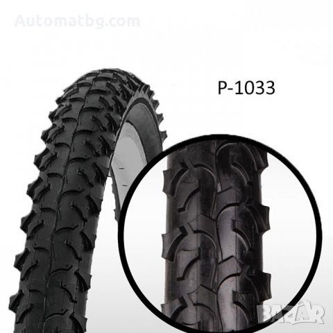 Външна гума за велосипед Automat, 26 х 2.125, P1033A, Черна, снимка 1 - Части за велосипеди - 35855385