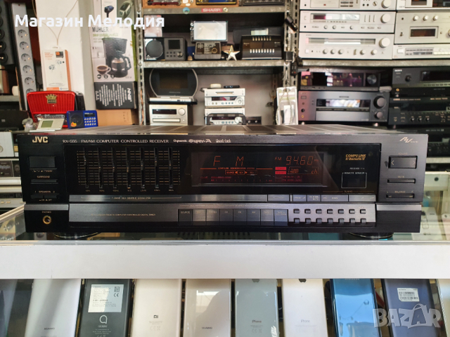 Ресийвър с 7 канален еквалайзер JVC RX-555 В отлично техническо и визуално състояние.