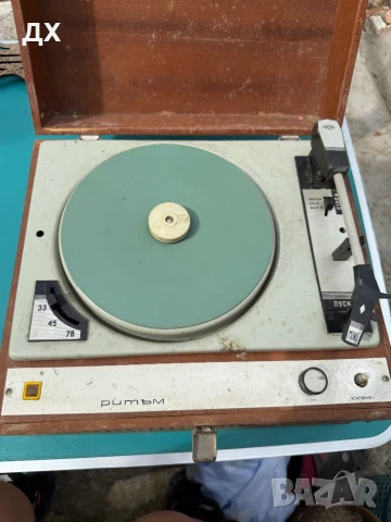 Стар грамофон РИТЪМ , снимка 2 - Антикварни и старинни предмети - 50461058