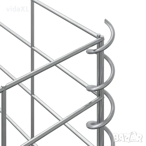vidaXL Габиони повдигнати лехи, 3 бр, 30x30x100 см, желязо, снимка 7 - Саксии и кашпи - 56146229