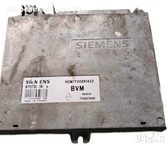 компютър RENAULT CLIO 1.2 SIEMENS ,S111730119 B, 111730119, HOM7700861423, 7700861423, 7700873360 