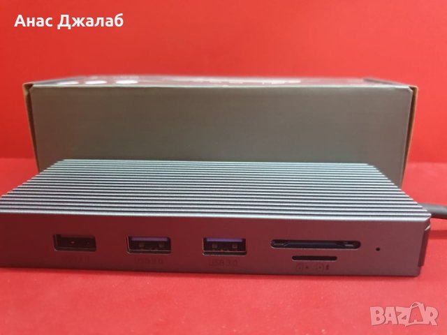 Lyare USB C докинг станция за MacBook Pro с троен монитор, снимка 2 - Други - 35664531